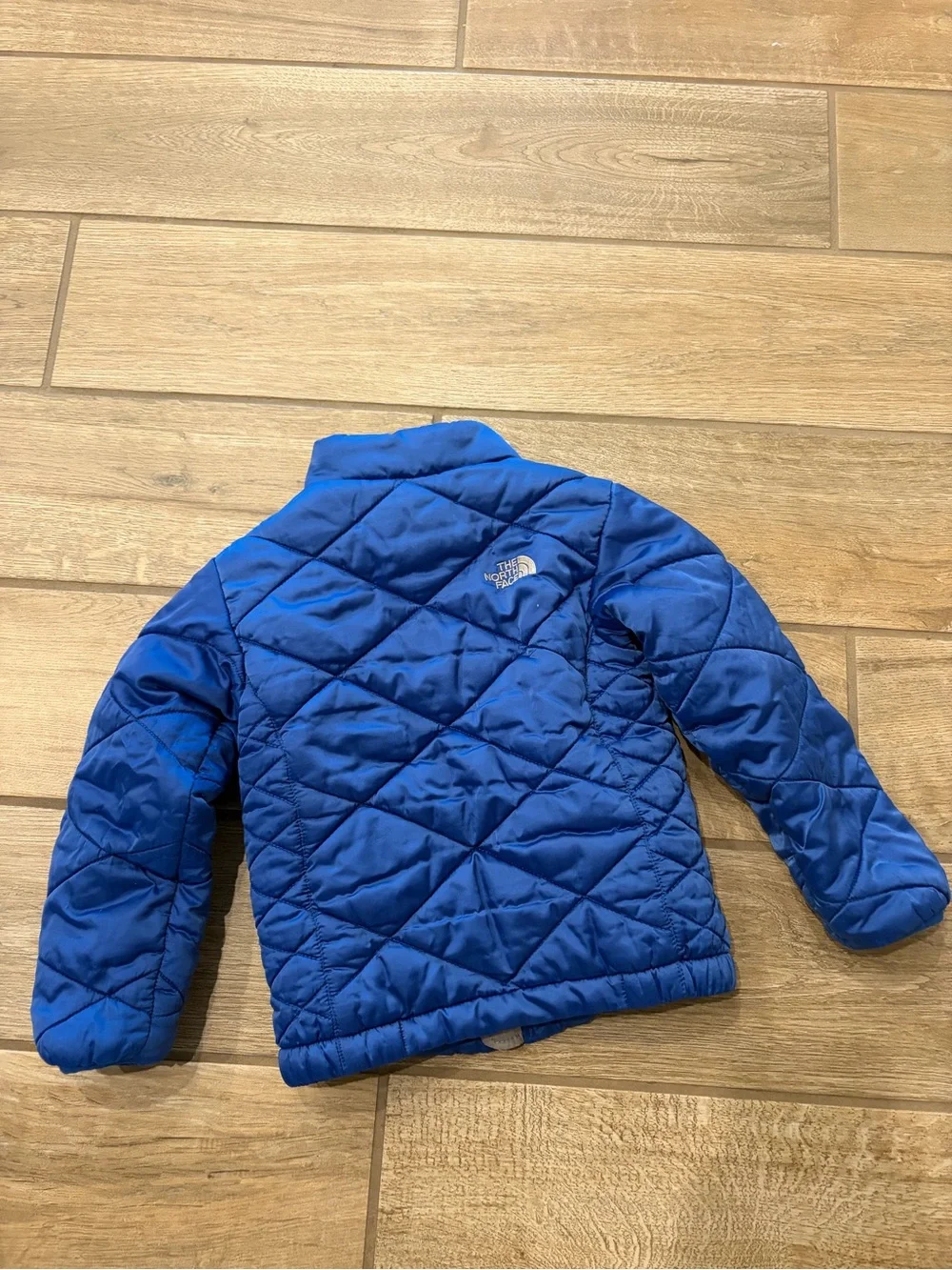 The North Face Kids Blue Quilted Insulated puffer Jacket 3T